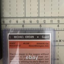 Rare Michael Jordan Chicago Bulls NBA #1 Sports Trading Card 1992 BB Cards