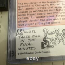 Rare Michael Jordan Chicago Bulls NBA #1 Sports Trading Card 1992 BB Cards