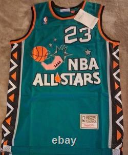 Rare! Micheal Jordan 1996 All Star Jersey Mitchell & Ness NBA stitched, Sz L
