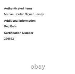 SIGNED Autographed Michael Jordan Chicago Bulls #23 FINALS Jersey Throwback