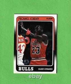 SUPER High End RARE Mint 1988-89 Fleer Michael Jordan #17 3rd Year Bulls