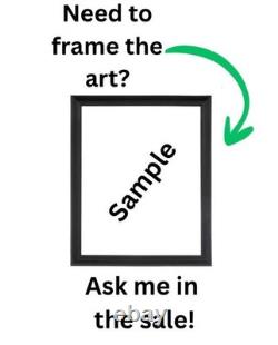 ShawNshawN Original painting 11x14 paper Michael Jordan basketball GOAT pop art