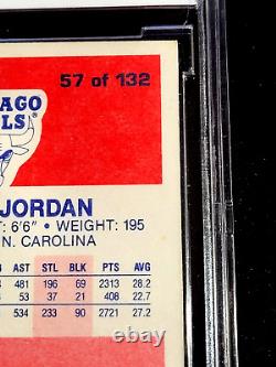 Stain Bccg 8 1986 Michael Jordan #57 Fleer Rookie Basketball G4222e35518kq