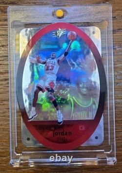 Stunning? 1996-97 SPx Michael Jordan #8 Chicago Bulls Hologram HOF w Case