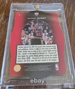 Stunning? 1996-97 SPx Michael Jordan #8 Chicago Bulls Hologram HOF w Case
