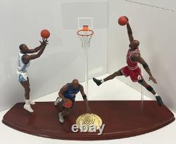 The Danbury Mint 3 Figure Michael Jordan Lifetime of Achievement