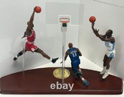 The Danbury Mint 3 Figure Michael Jordan Lifetime of Achievement