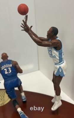 The Danbury Mint 3 Figure Michael Jordan Lifetime of Achievement