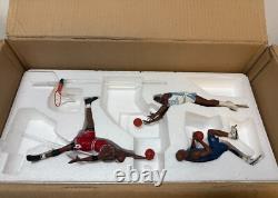 The Danbury Mint 3 Figure Michael Jordan Lifetime of Achievement
