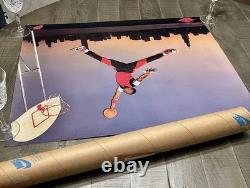 VINTAGE 1985 Nike Air Jordan Jumpman Poster + original tube $2,350 firm