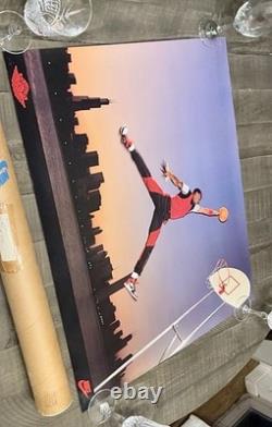 VINTAGE 1985 Nike Air Jordan Jumpman Poster with? Original tube VG+ $1,875 firm