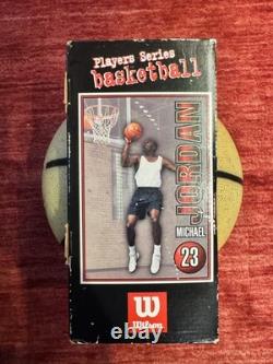 VTG 1993 Michael Jordan Restaurant Wilson Basketball In Box Chicago Bulls NOS