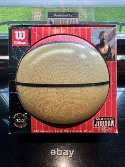VTG 1993 Michael Jordan Restaurant Wilson Basketball In Box Chicago Bulls NOS