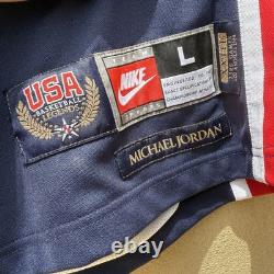 VTG Michael Jordan #9 USA Nike NBA Basketball Jersey (Men Large) 1984 Olympics