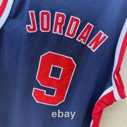 VTG Michael Jordan #9 USA Nike NBA Basketball Jersey (Men Large) 1984 Olympics