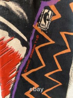 VTG Michael Jordan AOP Single Stitch Shirt MAGIC JOHNSON T's Chicago Bulls