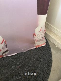VTG Michael Jordan Cardboard Cut Out Life Size Measure Up 1987 Chicago Bulls