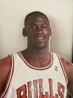 VTG Michael Jordan Cardboard Cut Out Life Size Measure Up 1987 Chicago Bulls