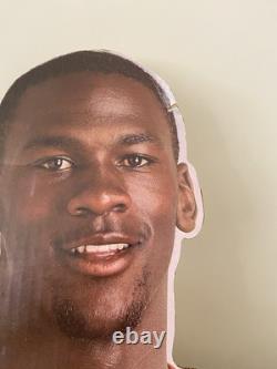 VTG Michael Jordan Cardboard Cut Out Life Size Measure Up 1987 Chicago Bulls