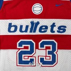 VTG Michael Jordan Jersey Mens Medium White Washington Bullets Nike Basketball