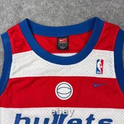VTG Michael Jordan Jersey Mens Medium White Washington Bullets Nike Basketball