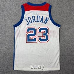 VTG Michael Jordan Jersey Mens Medium White Washington Bullets Nike Basketball