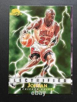 Very Rare 1995-96 Fleer Michael Jordan Electrified #278 Chicago Bulls Error