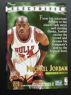 Very Rare 1995-96 Fleer Michael Jordan Electrified #278 Chicago Bulls Error