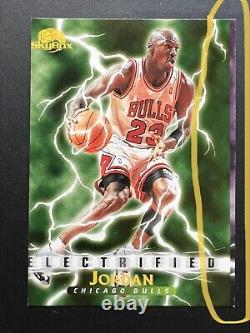 Very Rare 1995-96 Fleer Michael Jordan Electrified #278 Chicago Bulls Error