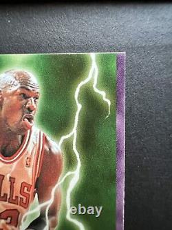 Very Rare 1995-96 Fleer Michael Jordan Electrified #278 Chicago Bulls Error