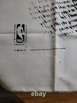 Vintage 1989 NBA News Tapestry Banner Michael Jordan Chicago Bulls 40x43 poster