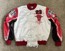 Vintage 1991 Michael Jordan Chicago Bulls Chalk Line Fanimation Jacket M