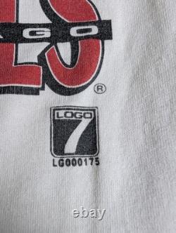 Vintage 1993 NBA Finals T-Shirt Bulls vs Suns Logo 7 Fruit of the Loom USA