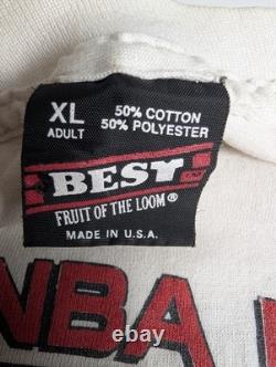 Vintage 1993 NBA Finals T-Shirt Bulls vs Suns Logo 7 Fruit of the Loom USA