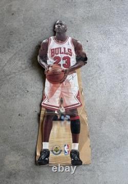 Vintage 1996 Upper Deck Michael Jordan Life-Size Cardboard Cutout Stand-Up