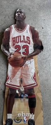 Vintage 1996 Upper Deck Michael Jordan Life-Size Cardboard Cutout Stand-Up