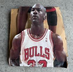 Vintage 1996 Upper Deck Michael Jordan Life-Size Cardboard Cutout Stand-Up Vintage 1996 Upper Deck Michael Jordan Life-Size Cardboard Cutout Stand-Up