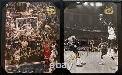Vintage 1998 Upper Deck MICHAEL JORDAN Career Shots (2) Photos- LE # 21/23000