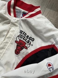 Vintage 90s Champion Chicago Bulls Michael Jordan Size M Warm-Up Jacket