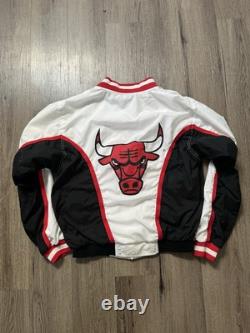 Vintage 90s Champion Chicago Bulls Michael Jordan Size M Warm-Up Jacket