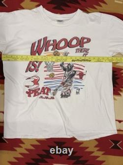 Vintage 90s Chicago Bulls Michael Jordan 3 Peat T Shirt XL NBA USA