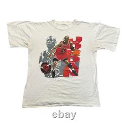 Vintage 90s Chicago Bulls Michael Jordan 45 Player Shirt Sz L Single Stitch