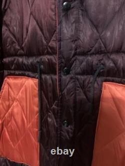 Vintage 90s Chicago Bulls Quilted Long Bench Coat Jacket Parka XL Michael Jordan