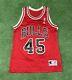 Vintage Brand New Champion Chicago Bulls Michael Jordan Jersey #45 Size 40 Red
