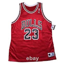 Vintage Champion Michael Jordan Chicago Bulls Jersey Men's Size 48 XL NWT 90s