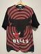 Vintage Chicago Bulls 90's Salem Sportswear NBA All Over Print T-Shirt XL AOP