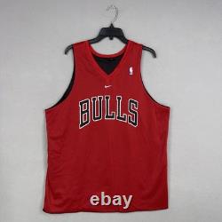 Vintage Chicago Bulls Jersey XL Reversible Nike Basketball Michael Jordan USA