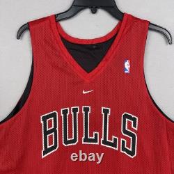 Vintage Chicago Bulls Jersey XL Reversible Nike Basketball Michael Jordan USA