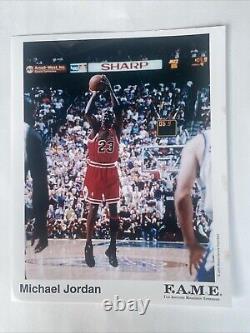 Vintage Colored Press Photo Basketball NBA 90's Michael Jordan