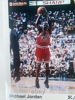 Vintage Colored Press Photo Basketball NBA 90's Michael Jordan